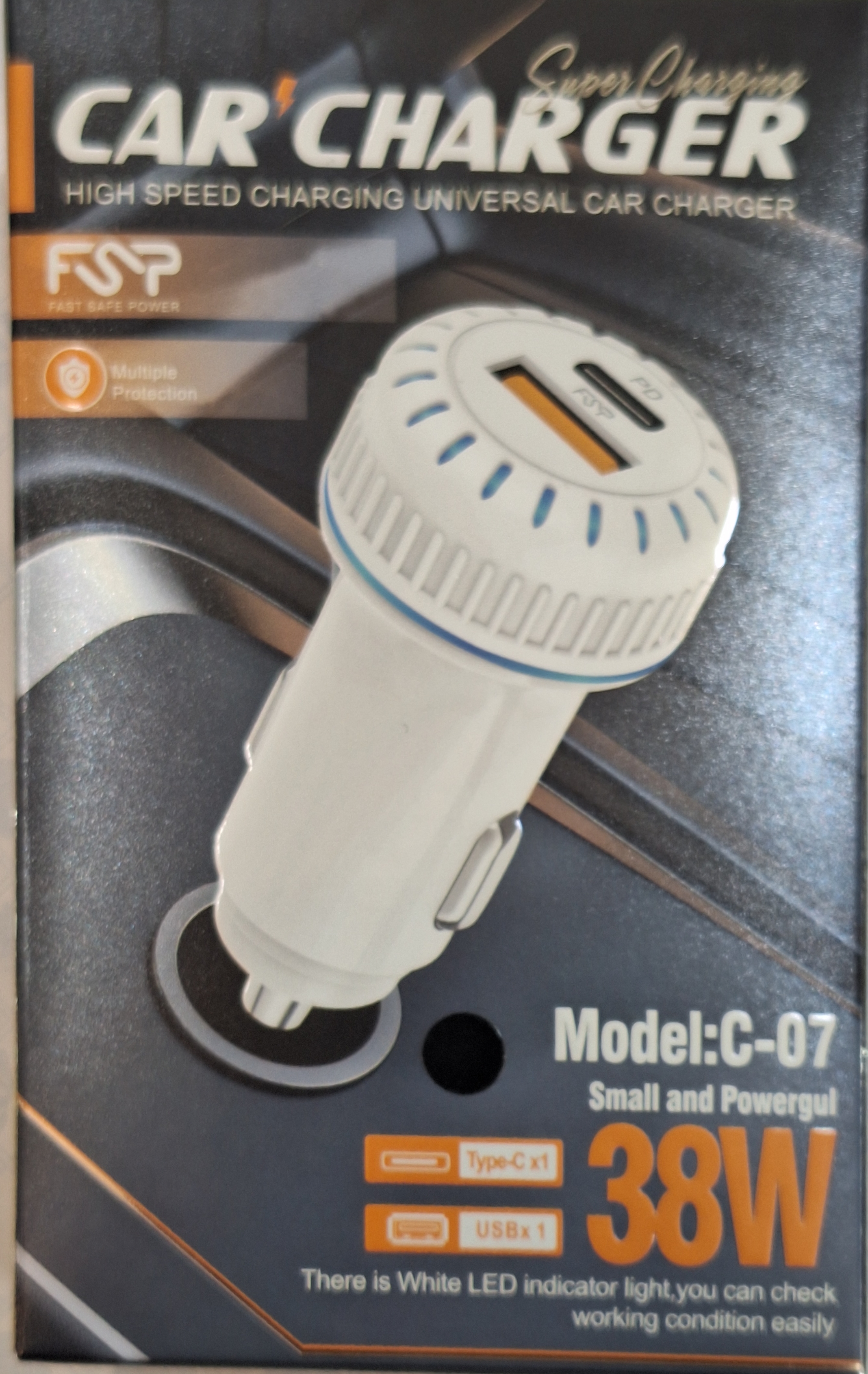 شارژر فندکی پورت PD